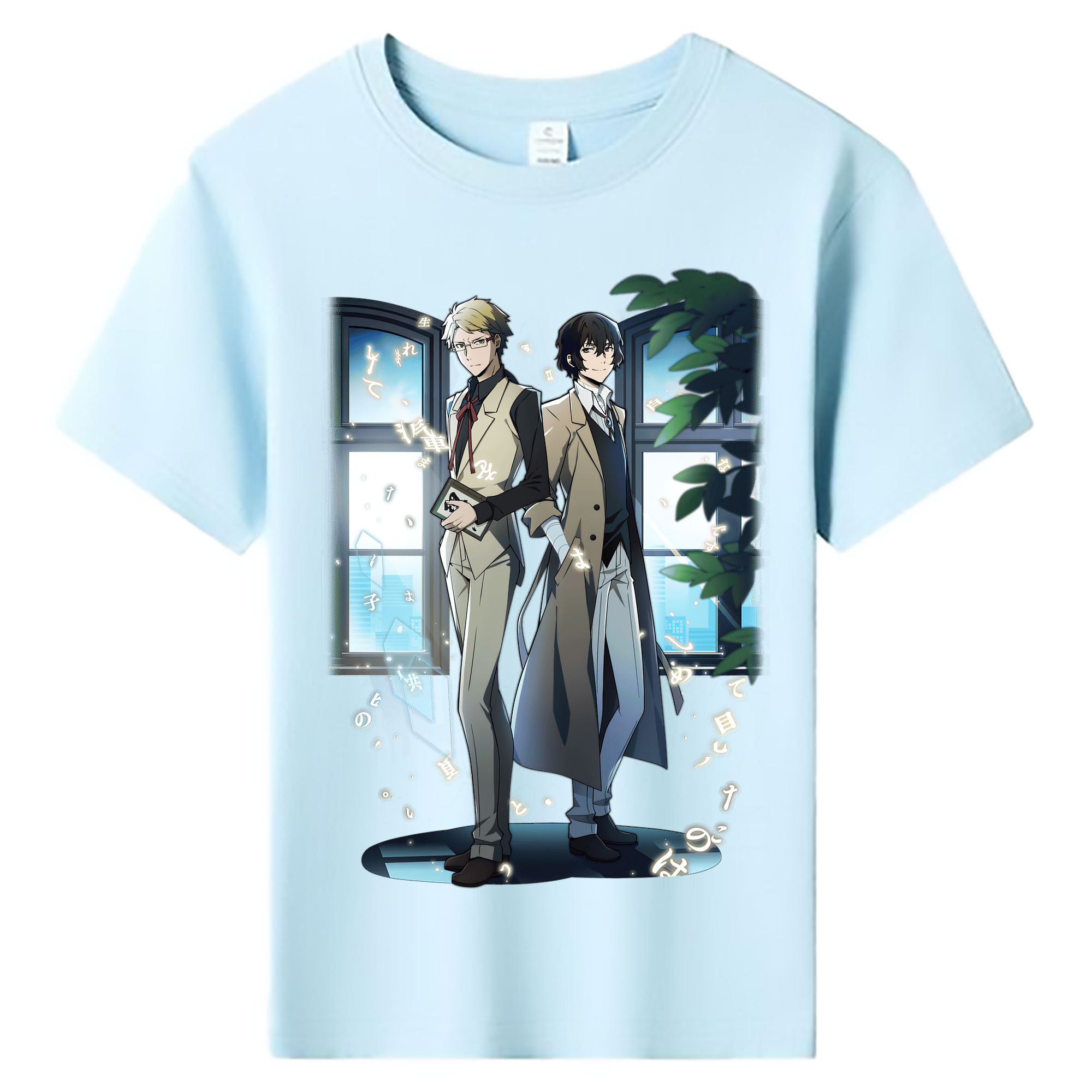 （画像用） 文豪ストレイドッグス Bungo Stray Dogs 綿100％キッズTシャツ（フロントプリント）